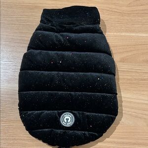 Fabdog Black Sparkle Dog Jacket